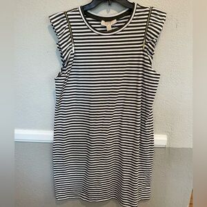 Michael Kors stripe casual dress NWT